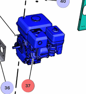 Imer Workman 2 250-eng-Honda-2275751 Endothermic Engine - Image 2