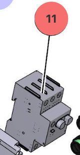 Imer Mix 200 r 115v 60hz Firepr 3237169 Motor Safety Switch sm1p 17 23a - Image 2