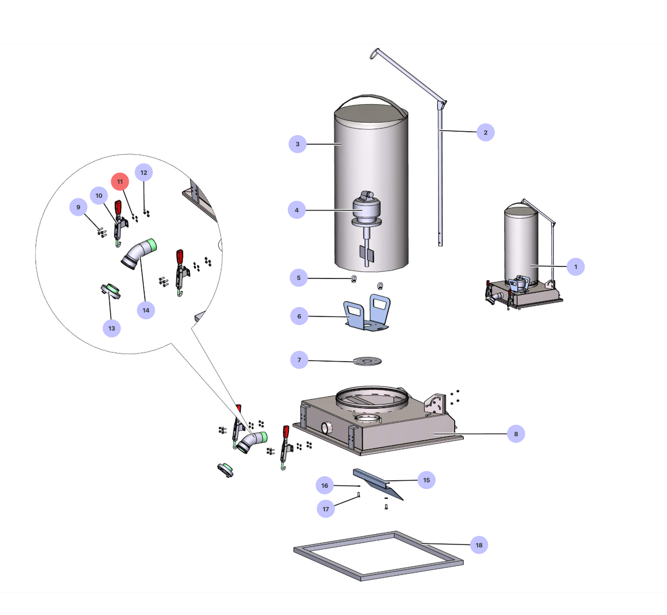 Imer Mix 750 Honda 2224530 Roller Mn